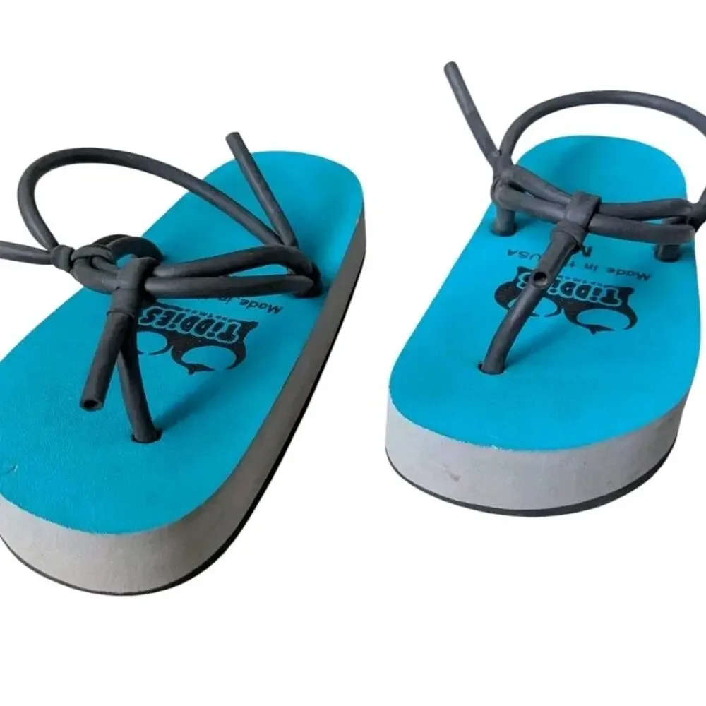 Tiddies OG Scuba Flip Flops Mens 9 10 M beach sandals Rubber